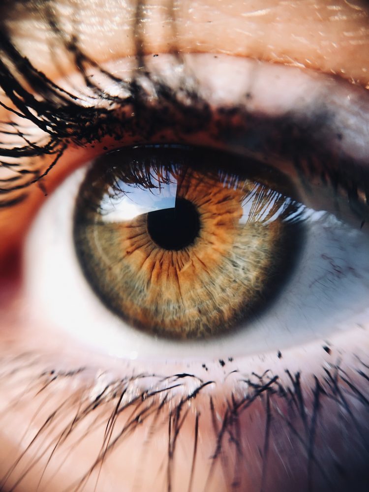 Blendung Auge