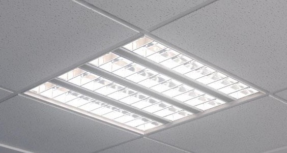 T8 Leuchtstoffröhren Rasterdecke