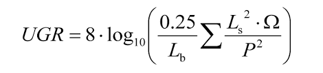 Formel zur Berechnung UGR-Wert